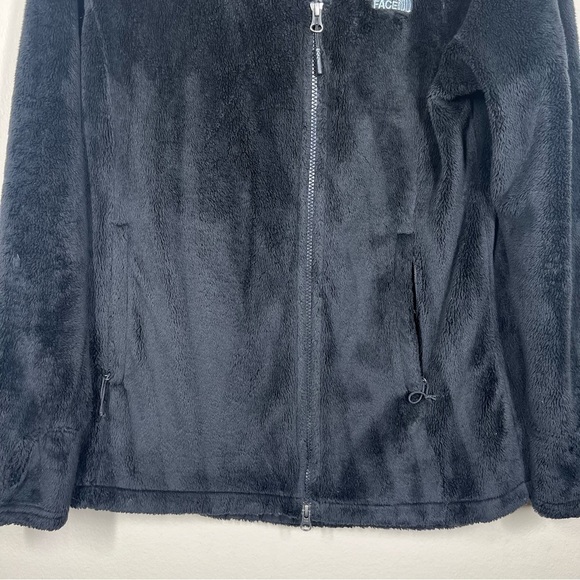 The North Face Women's Osito Fleece Black Zip Up Fuzzy Jacket Size Medium - Picture 3 of 9